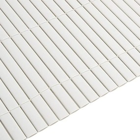 Cerca de jardim dupla face branco 1,8x3 m PVC