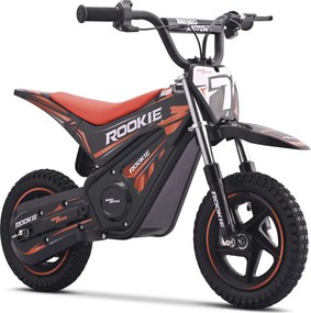 Mota elétrica para crianças ROOKIE 24 V (12"), bateria de lítio, motor sem escovas de 250 W, travão de disco Vermelha