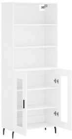 Armário alto 69,5x34x180 cm derivados de madeira branco