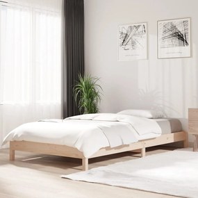 vidaXL Cama empilhável 80x200 cm madeira de pinho maciça