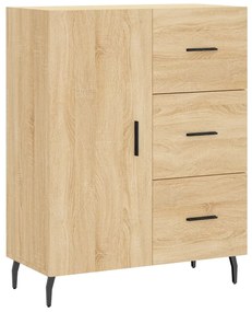 Armário alto 69,5x34x180 cm derivados de madeira cor sonoma
