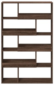 Estante 100x33x156,5 cm derivados de madeira carvalho castanho