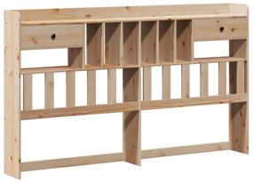 Cama com estante sem colchão 180x200 cm pinho maciço