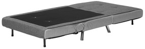 Sofá-cama em tecido cinzento escuro FARRIS Beliani