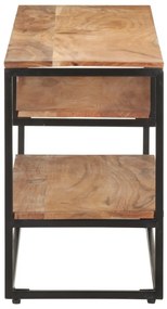 Móvel de TV 130x30x45 cm madeira de acácia maciça