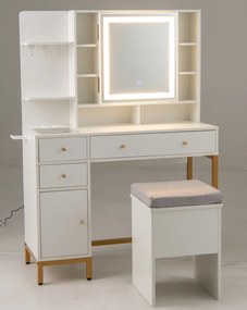 Cama de 140x200 cm com base de metal e plataforma, cabeceira alta, barra silenciosa, espaço de armazenamento de 32 cm, marrom