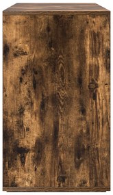 Buffet vidaXL Carvalho fumado Madeira 135 x 41 x 75 cm Armazenamento