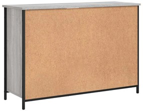 Aparador 100x35x70 cm derivados de madeira cinzento sonoma