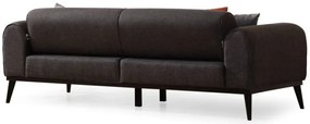 Sofá-Cama de 3 Lugares Kapri – Antracite – 220x84x77 cm