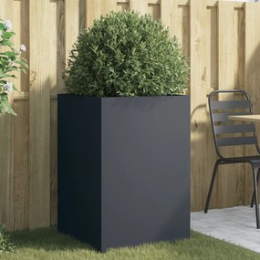 Vaso/floreira 52x48x75 cm aço antracite