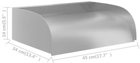 Cascata 45x34x14 cm aço inoxidável 304