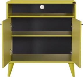 Aparador/Armário multiusos "Diamante" - Design Moderno - Verde - 73x79