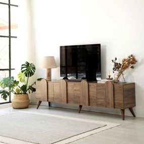 Móvel TV New Line – Nogueira – 180 cm x 50 cm x 35 cm