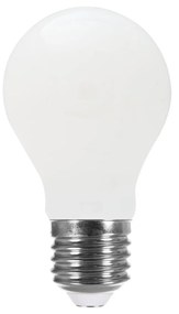 LED Light Bulb Drop A60 Milky 8W E27 2700K