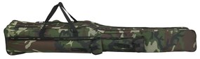 Saco para cana de pesca 160 cm tecido oxford camuflagem verde