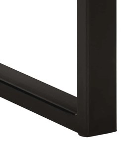 Mesa lateral multicor 35x35x50 cm madeira maciça recuperada