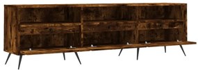 Móvel de TV 150x30x44,5 cm derivados de madeira carvalho fumado