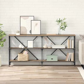 vidaXL Aparador Carvalho Artesanal 160 x 30 x 75 cm Madeira processada