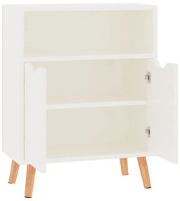 Aparador 60x30x72 cm derivados de madeira branco brilhante