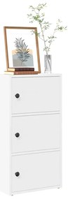 vidaXL Estante 40x24x77 cm derivados de madeira branco