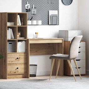 vidaXL Mesa Carvalho Artesanal 80 x 40 x 76 cm