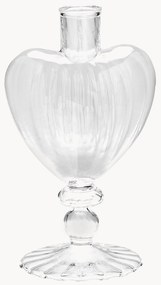 Castiçal em vidro borosilicato artesanal Clair Parfum