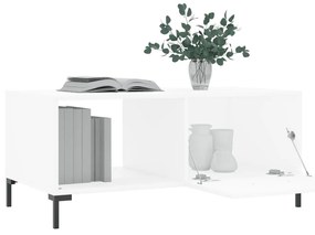 Mesa de centro 90x50x40 cm madeira processada branco