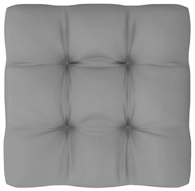 9 pcs conjunto lounge de jardim c/ almofadões pinho maciço