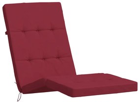 Almofadões p/ cadeira terraço 2pcs tecido oxford vermelho tinto