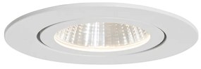 Conjunto de 6 focos embutidos brancos 6,8cm Incl. LED 750 lm regulável IP23 - Gaius Moderno