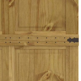 Porta de celeiro CORONA 100x210 cm pinho madeira maciça
