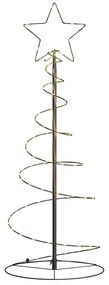 LED Árvore de Natal 80 LEDs Branco Quente 120 cm