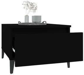 Mesa de apoio 50x46x35 cm derivados de madeira preto