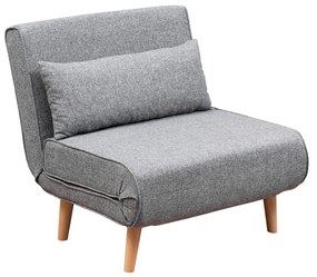 Sofá-Cama Folde – Cinzento Claro – 180 x 80 cm