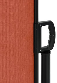Toldo lateral retrátil 140x1000 cm terracotta