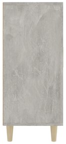 Aparador 90x34x80 cm madeira processada cinza cimento