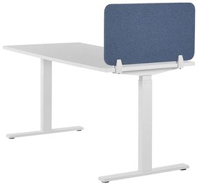 Painel divisor de secretária azul 80 x 40 cm WALLY Beliani