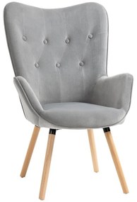 Poltrona Wingback Taumy - Design Nórdico