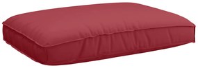 vidaXL Almofada de palete para assento Vinho Vermelho 120 x 80 x 12 cm