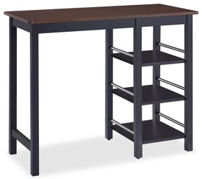 Conjunto de Mesa e 2 Bancos Dovar - Design Industrial