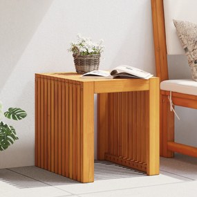 vidaXL Mesa Lateral de Jardim 43x36x40 cm Madeira Sólida de Teca