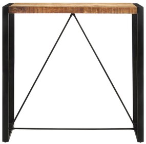 Mesa de bar 110x55x110 cm madeira de mangueira áspera maciça