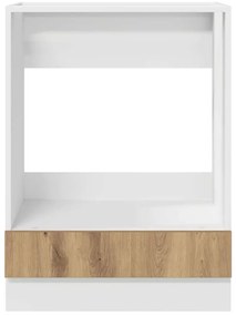 Armário para Forno - Carvalho Artesanal, 60x46x81,5 cm, Madeira Compen