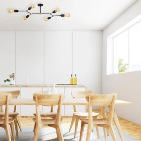 Candeeiro de Teto Sparrow – Preto – 95 x 48 cm
