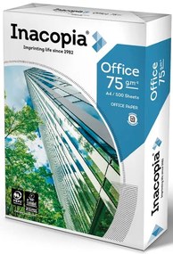 Papel A4 Inacopia Office 75 g/m² Branco, Resma de 500 Folhas