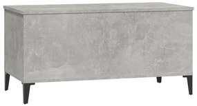 Mesa de centro 90x44,5x45 derivados de madeira cinzento cimento