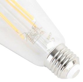 Conjunto de 5 lâmpadas LED inteligentes E27 dim para aquecer ST64 7W 806 lm 1800-3000K