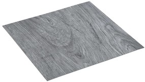 Tábuas de soalho autoadesivas 20 pcs 1,86m² PVC cinzento-claro