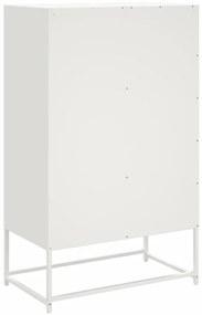 Móvel alto 68x39x111,5 cm aço branco