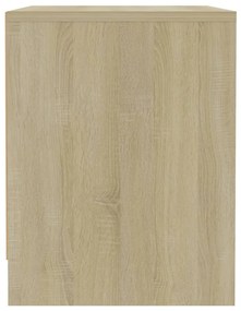 Mesa cabeceira 45x34x44,5cm derivados madeira carvalho sonoma